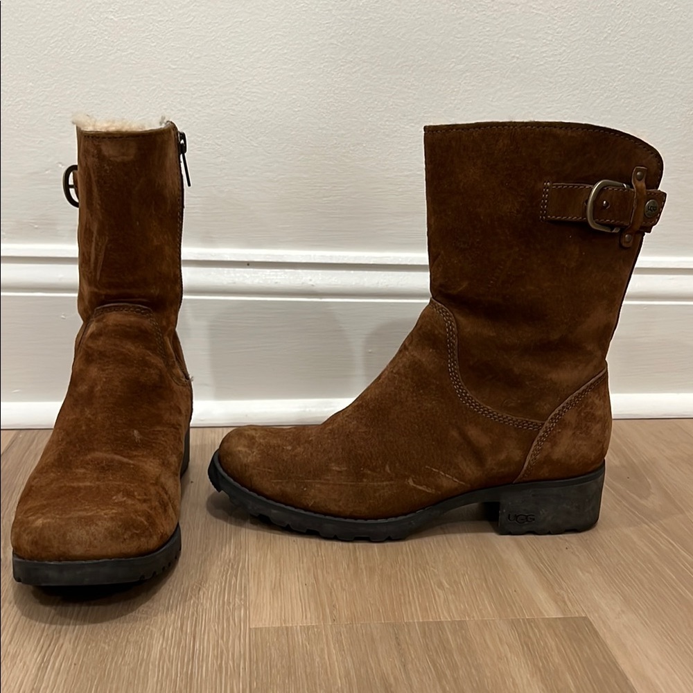 UGG Mare Women's Brown Suede Ankle Boots